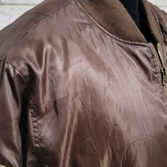 Phat Farm Mens Large Y2K Vintage satin puff flight jacket - Picture 4 of 16